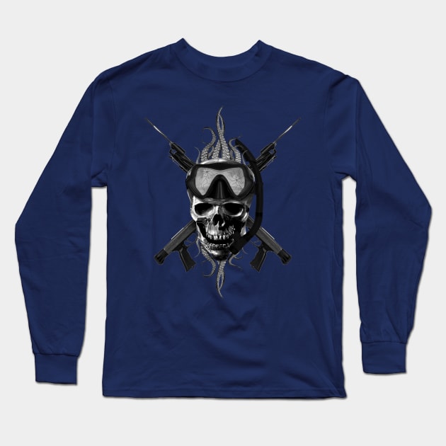 SPEARFISHING Long Sleeve T-Shirt by Art by Paul